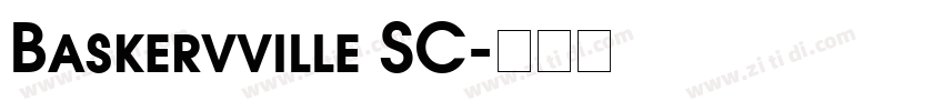 Baskervville SC字体转换